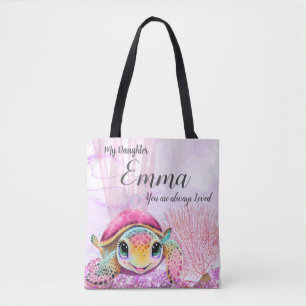 Bolso De Tela Tortuga, cuarto cumpleaños, bajo el mar