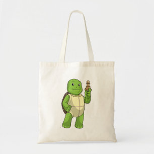 Bolso De Tela Tortuga de ajedrez con peón de ajedrez