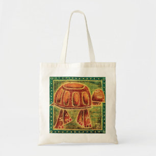 Bolso De Tela Tortuga de desierto en pastel del aceite