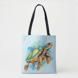Bolso De Tela Tortuga de pintura suave
