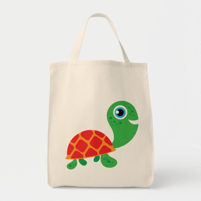Bolso De Tela Tortuga impresionante (Frente)