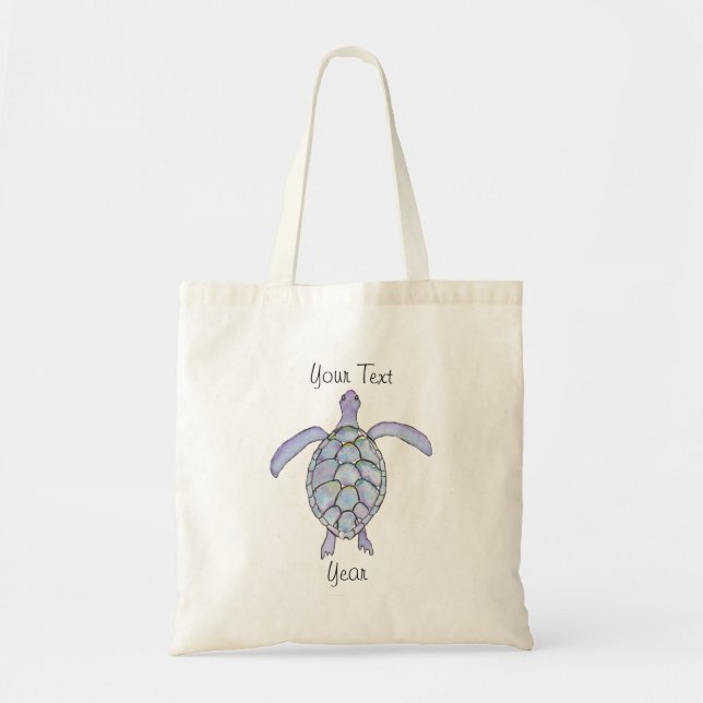 Bolso De Tela Tortuga marina (Frente)