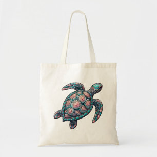 Bolso De Tela Tortuga marina decorativa