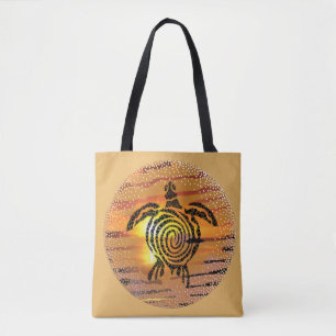 Bolso De Tela Tortuga marina exótica