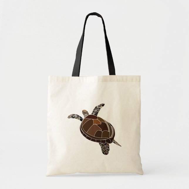 Bolso De Tela Tortuga Marina Océano Tortuga Marina (Frente)