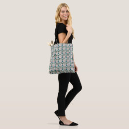 Bolso De Tela Tortuga Marina Tropical Patrón Floral | Océano Cos