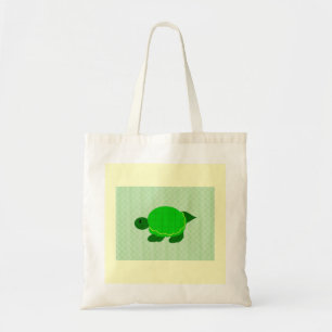 Bolso De Tela Tortuga Pequeña Verde