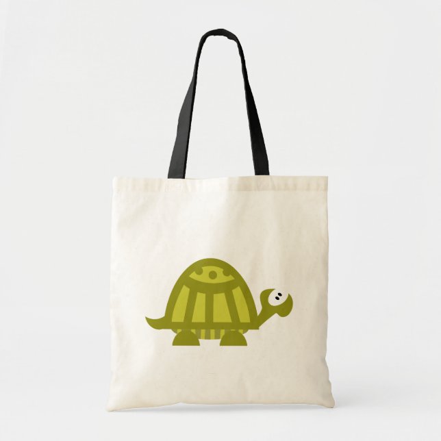 Bolso De Tela Tortuga verde (Frente)