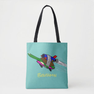 Bolso De Tela Tortuga voladora