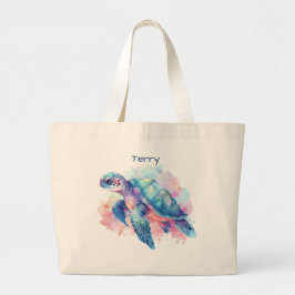 Bolso De Tela Tortuga y ballena personalizadas