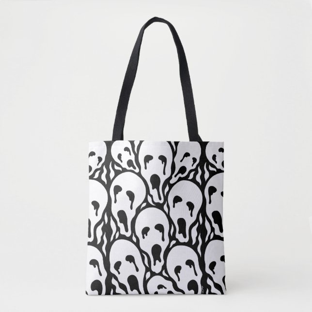 Bolso De Tela Tortured Souls Weird Horror Artwork (Anverso)