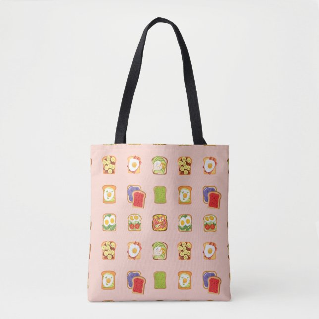 Bolso De Tela Tostada de Brunch (Anverso)