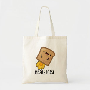 Bolso De Tela Tostada Misil Graciosa Mistletoe Puns