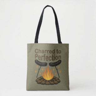 Bolso De Tela Tostado a la perfección, divertido perro caliente 