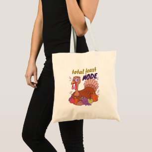 BOLSO DE TELA TOTAL MODO DE FESTIVO TURQUÍA GRACIAS PERSONALIZAD