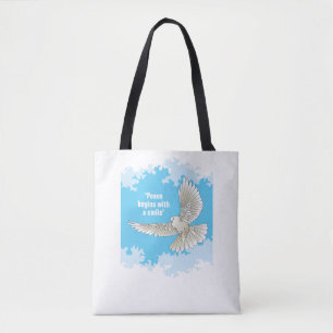 Bolso De Tela Tote