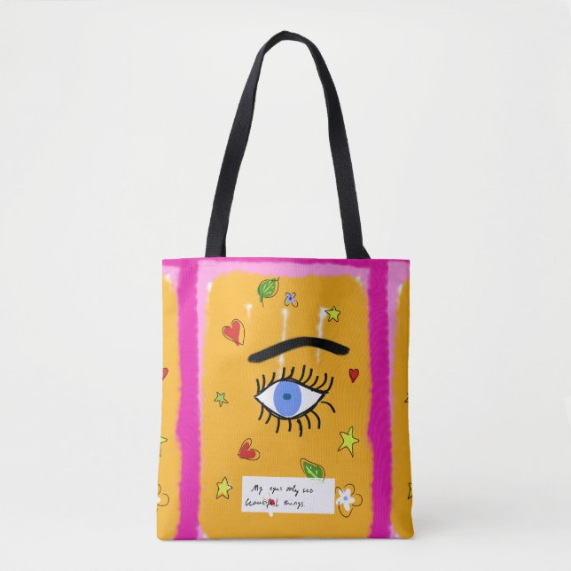 Bolso De Tela Tote (Anverso)