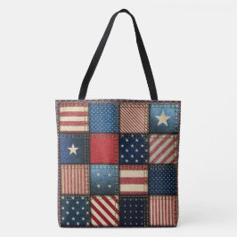 Bolso De Tela Tote 1 Americana por todo el mundo