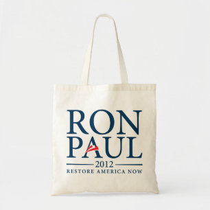 Bolso De Tela Tote 2012 de Ron Paul