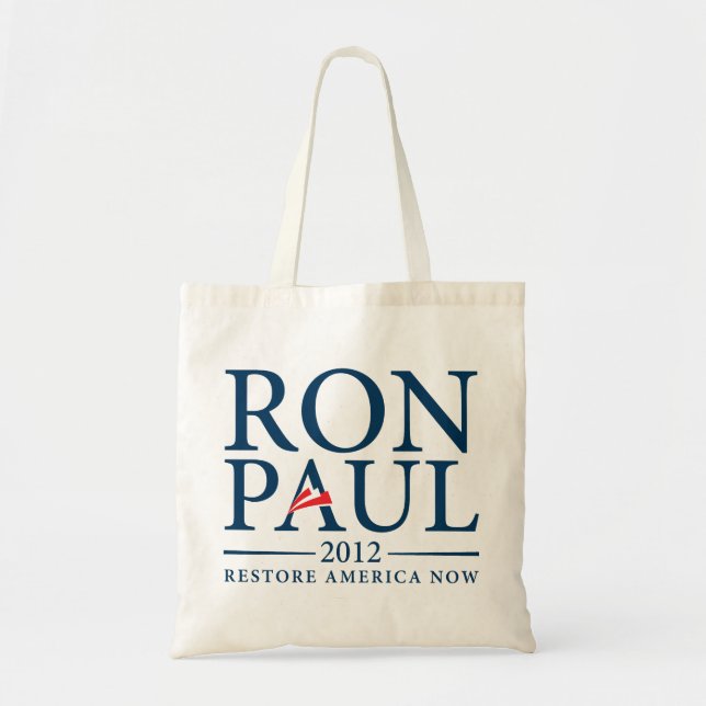 Bolso De Tela Tote 2012 de Ron Paul (Frente)