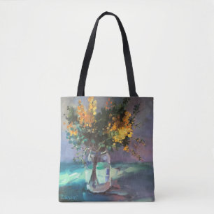 Bolso De Tela Tote 2 de las flores