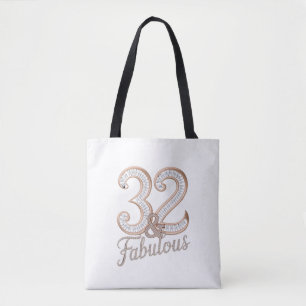 Bolso De Tela Tote - 32 y fabuloso