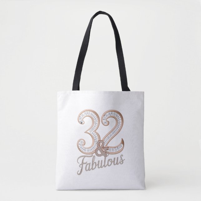 Bolso De Tela Tote - 32 y fabuloso (Anverso)