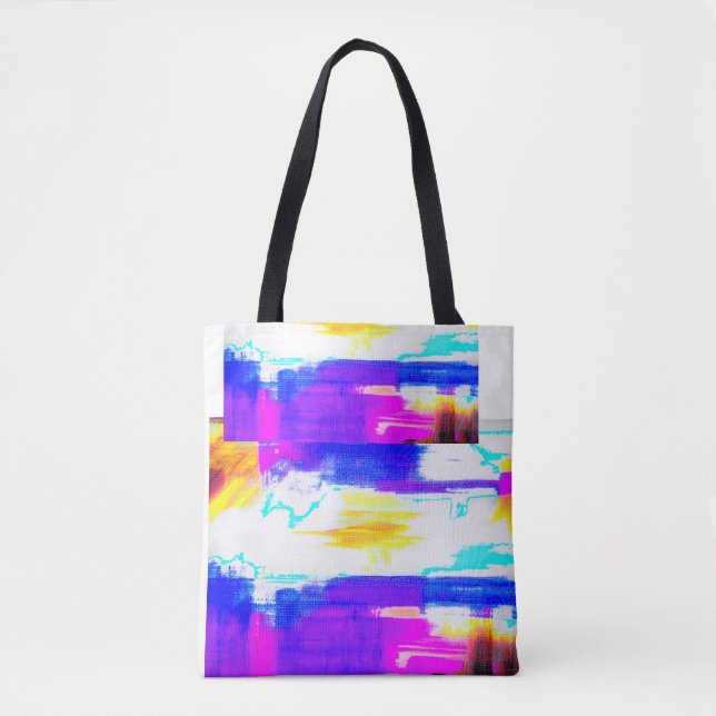 Bolso De Tela Tote abstracto salvaje (Anverso)