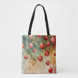 Bolso De Tela Tote acogedor de Navidades de invierno