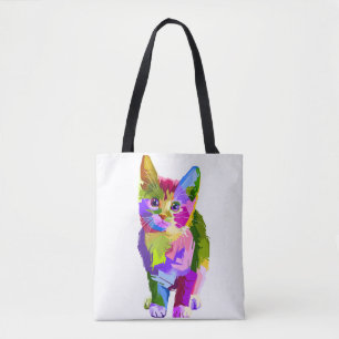 Bolso De Tela Tote Acompañante Perfecto - Para Amantes De Gatos 