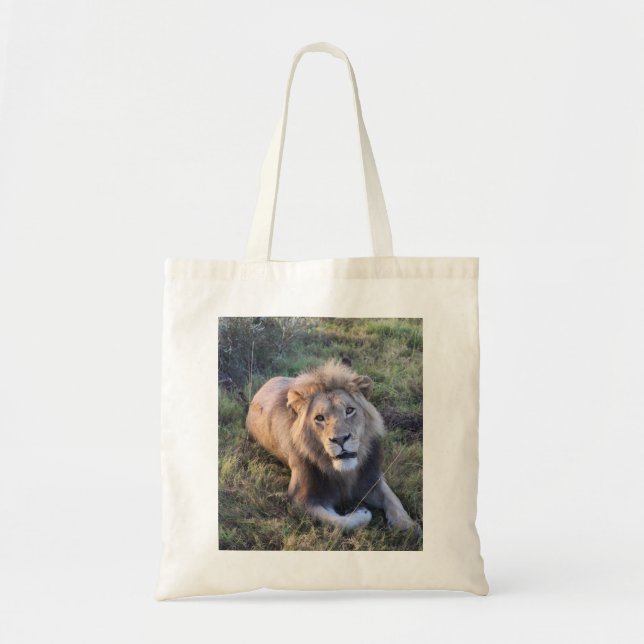 Bolso De Tela Tote adulto del león (Frente)