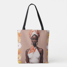 Bolso De Tela Tote Afrique