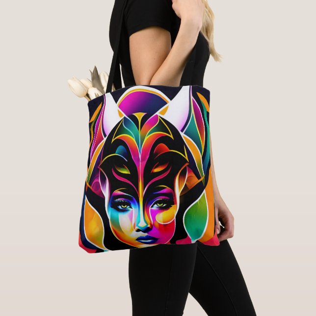 Bolso De Tela Tote afroModa (Detalle)