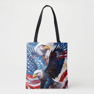 Bolso De Tela Tote Águila