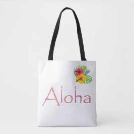 Bolso De Tela Tote Aloha