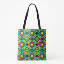 Tote amarillo y azul