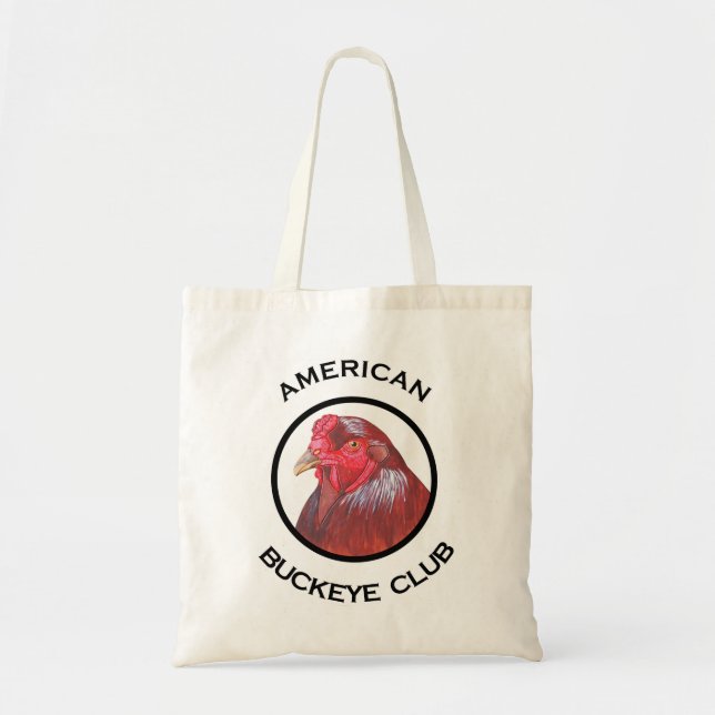 Bolso De Tela Tote americano del club del castaño de Indias (Frente)