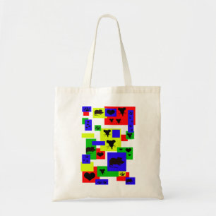 Bolso De Tela Tote andrajoso