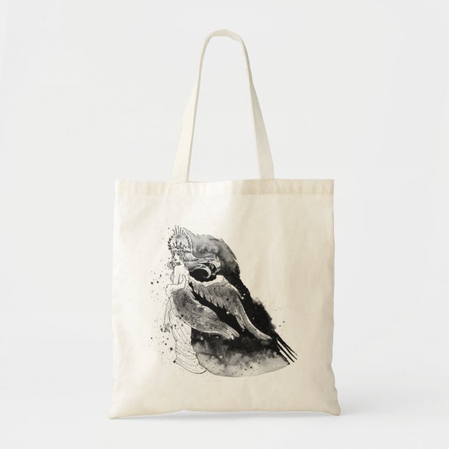 Bolso De Tela Tote Angel (Frente)
