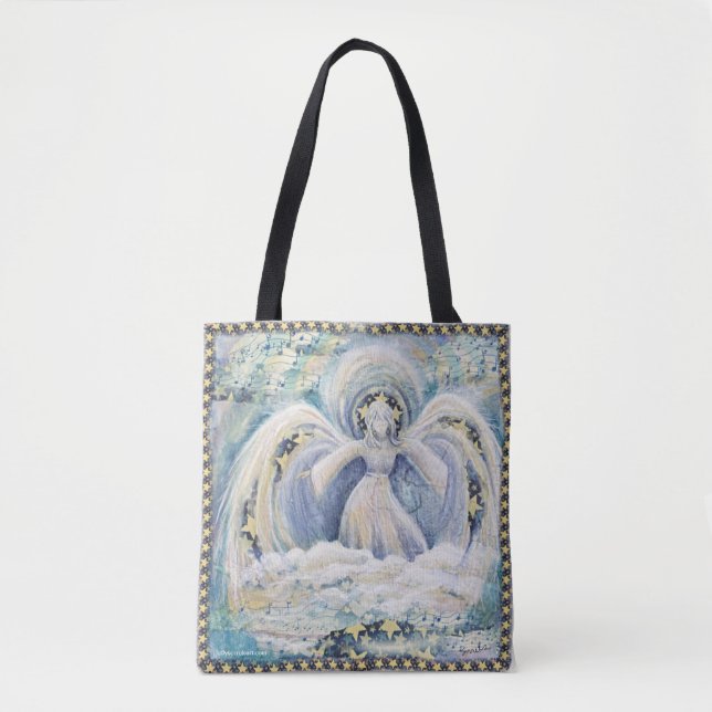 Bolso De Tela Tote Angel of the Stars (Anverso)