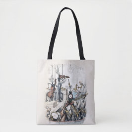 Bolso De Tela Tote antropomorfo de la banda de J J Grandville