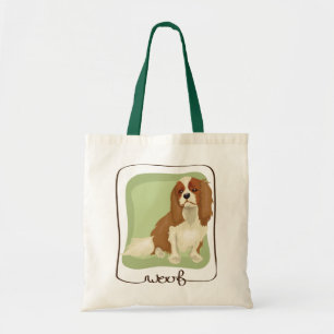 Bolso De Tela Tote arrogante del perro de aguas de rey Charles