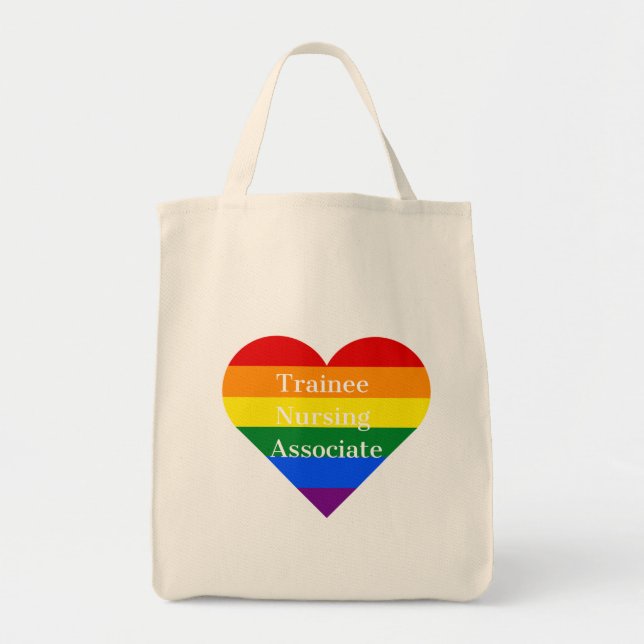 Bolso De Tela Tote Asociado de Enfermería de Formación (Frente)