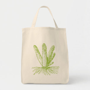 Bolso De Tela Tote Asparagus Organic Grocery