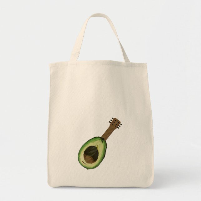 Bolso De Tela Tote atado del aguacate (Frente)