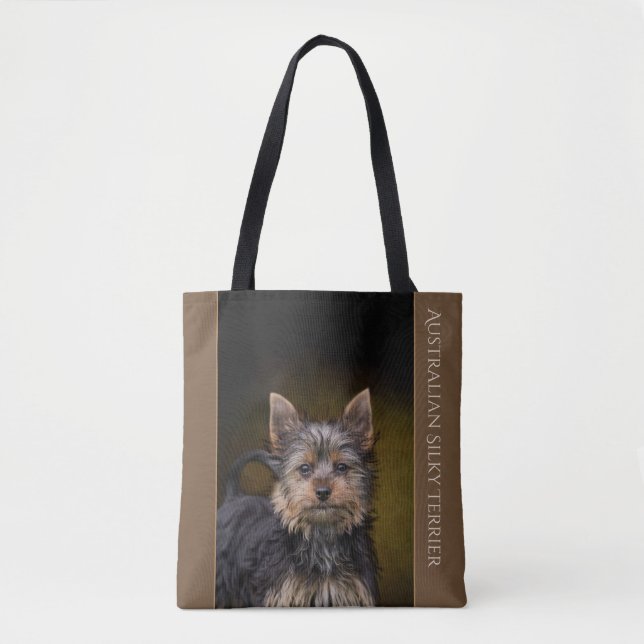 Bolso De Tela Tote australiano de Terrier sedoso (Anverso)