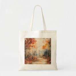 Bolso De Tela Tote Autumn Pathway