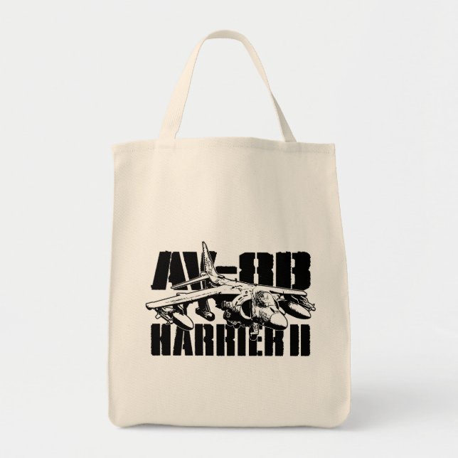 Bolso De Tela TOTE AV-8B Harrier II (Frente)