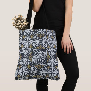 Bolso De Tela Tote Aztec Design Shoulder