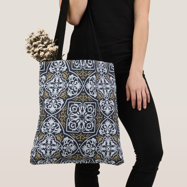 Bolso De Tela Tote Aztec Design Shoulder (Detalle)